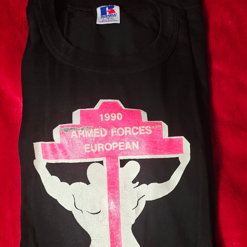 1990 Armed Forces European Body Building Invitational Ramistein AB W. Germany Si